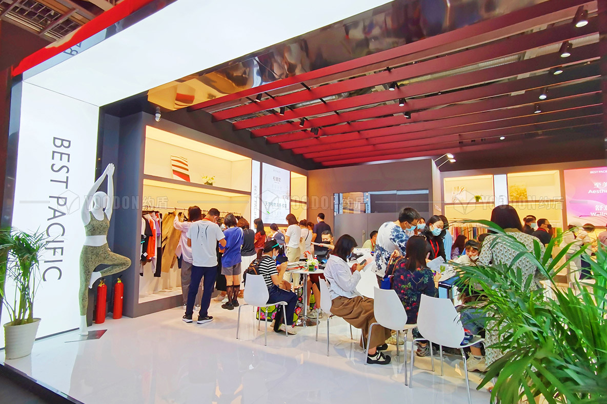 紡織面料展臺搭建